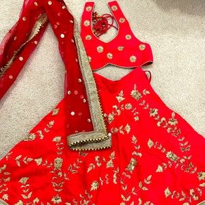 Mini Indian Bride outfit